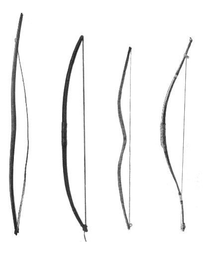 Examples of North American bows