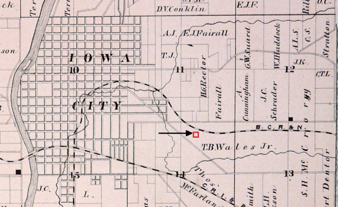 Wales in Novack1889--Lucas_Township_Plate_X(1) Home shown